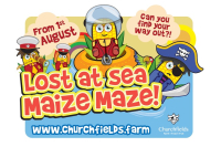 Churchfields Maize Maze Logo 2024